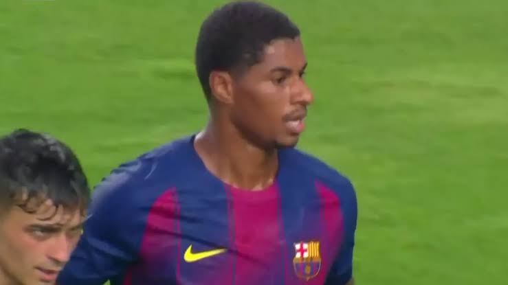 Man Utd fans spot what Rashford did after scoring first Barcelona goal & it speaks volumes