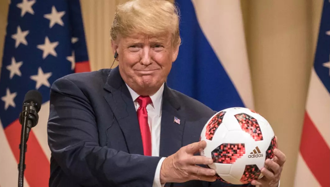 US President Donald Trump names the Premier League team he supports